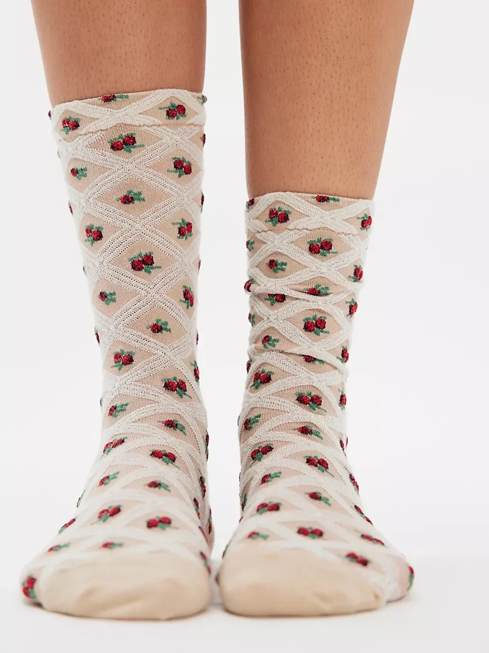 Free People Floral Trouser Socks